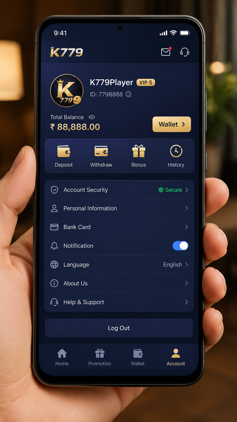 k779 screenshot