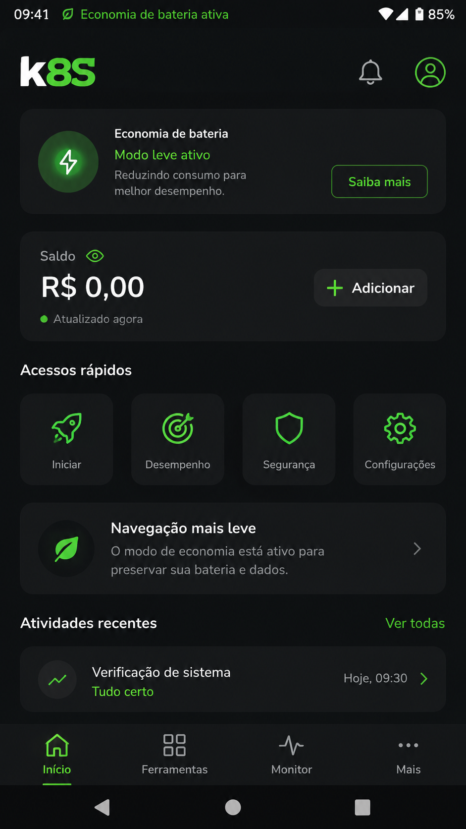 k83 captura de tela Android