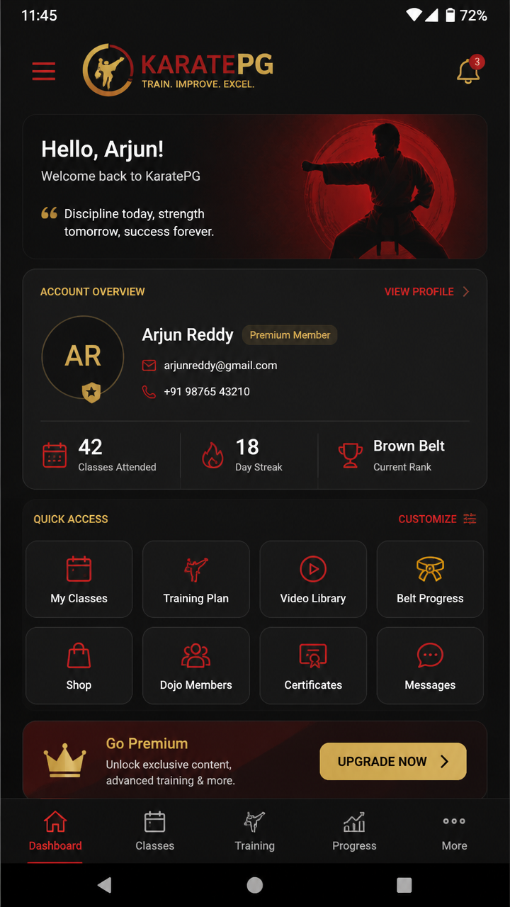 KaratePG screenshot