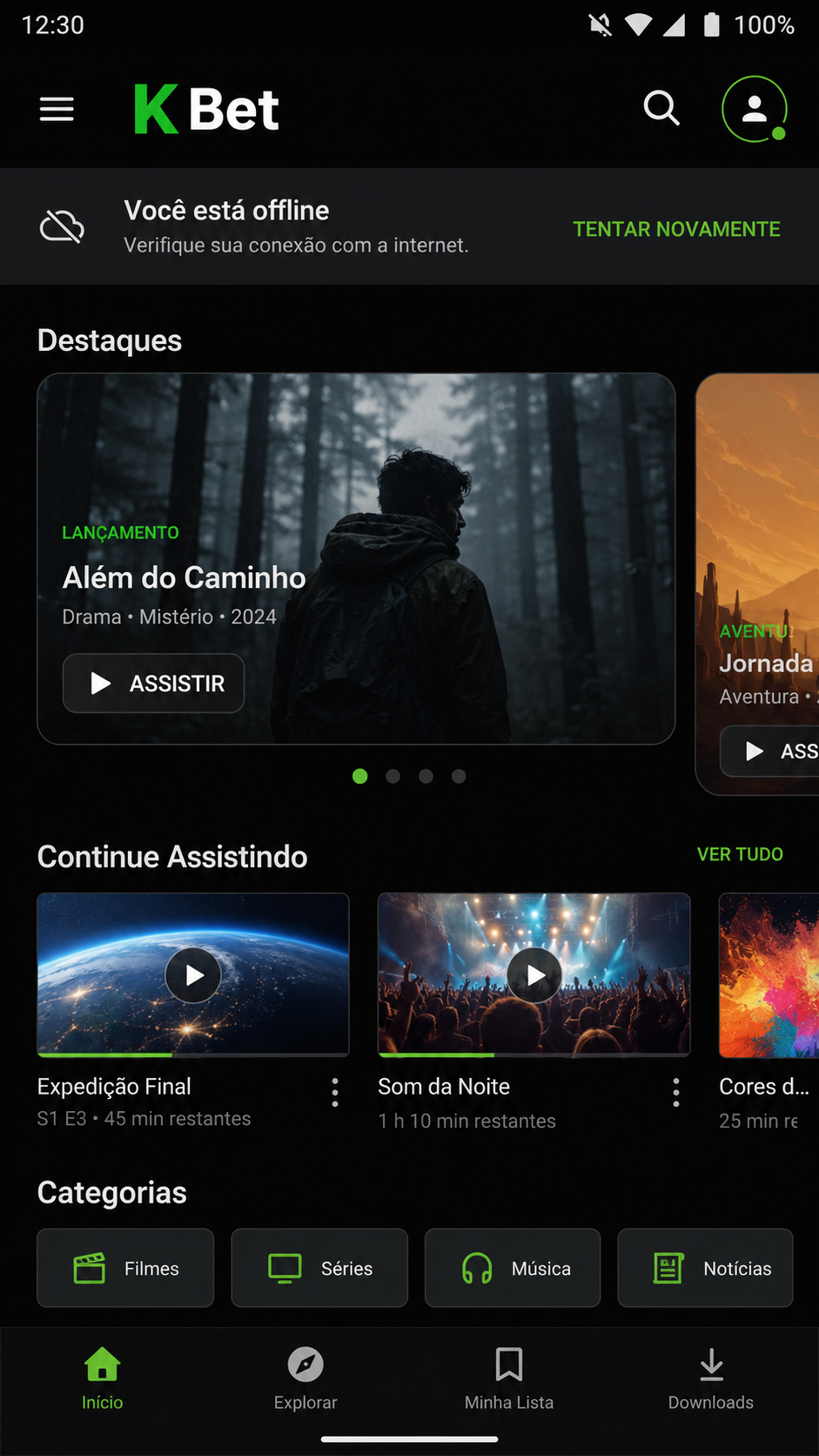 kbet captura de tela Android