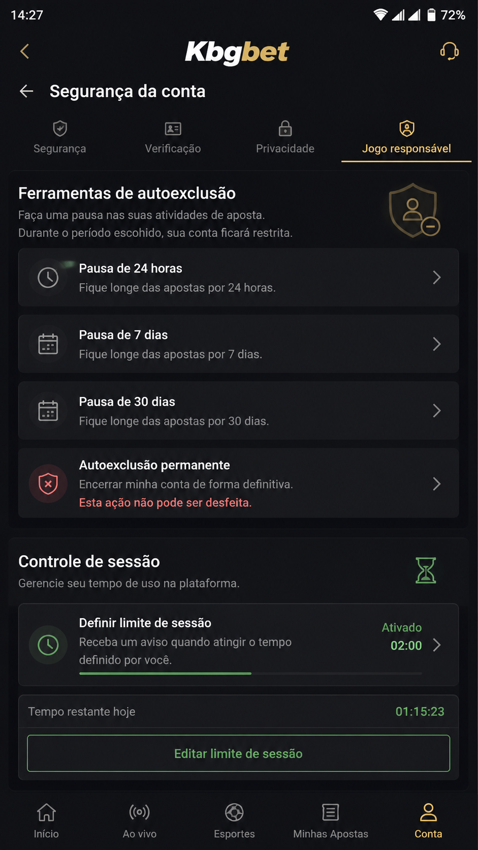 Kbgbet screenshot