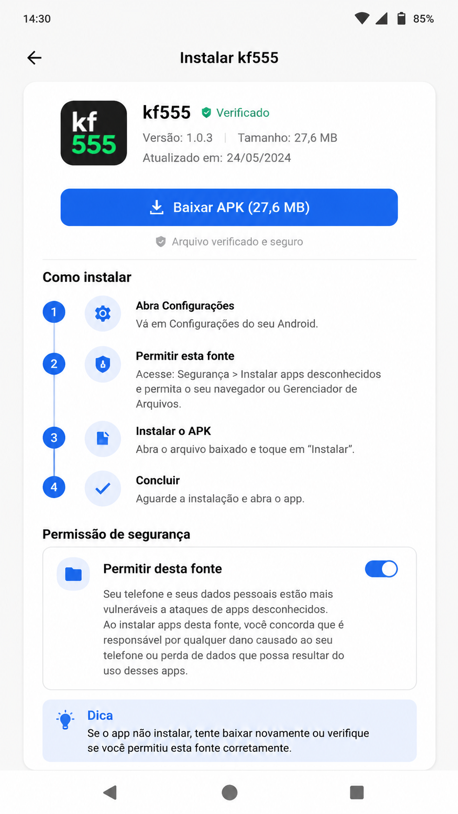kf555 screenshot