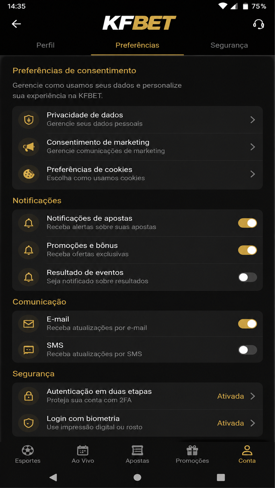 kfbet screenshot