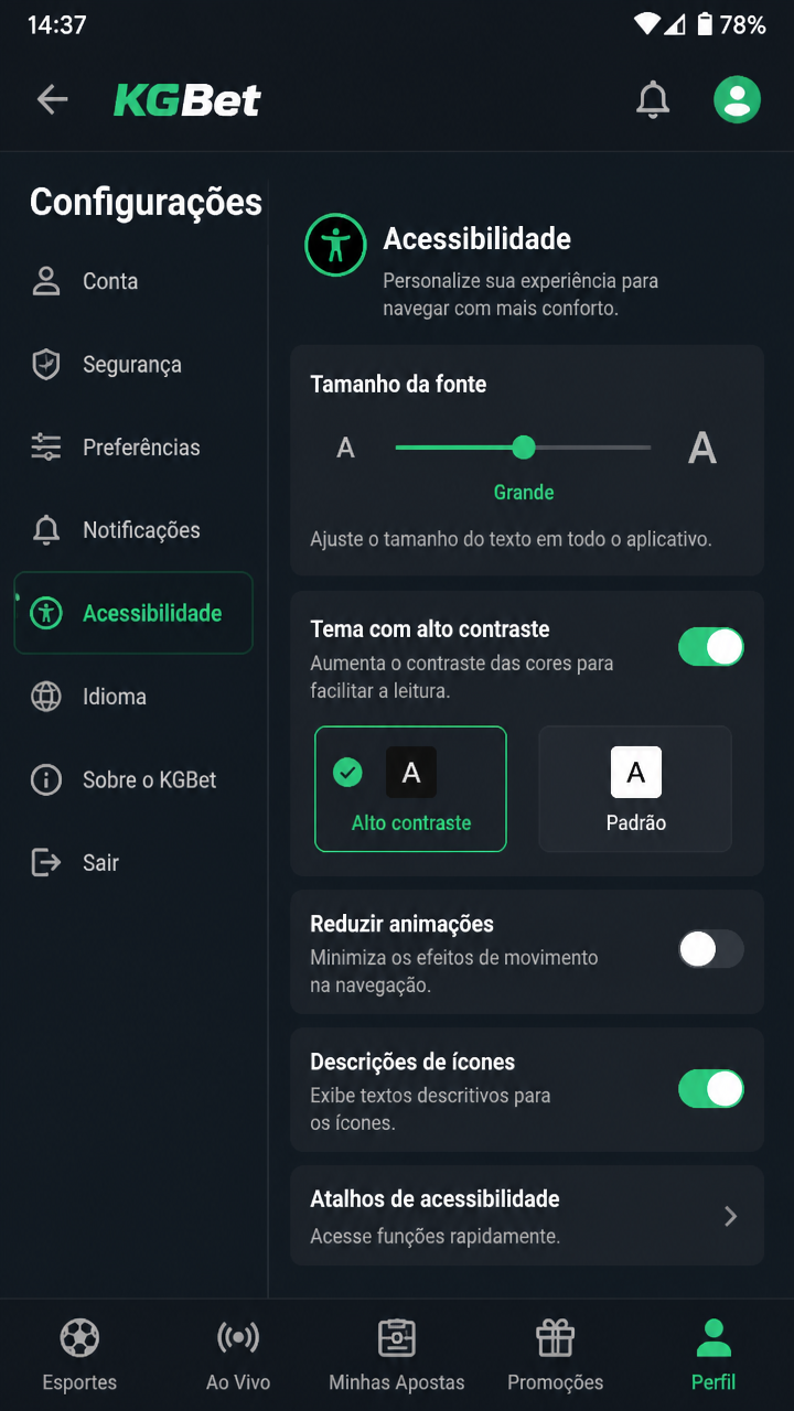 KGBet screenshot