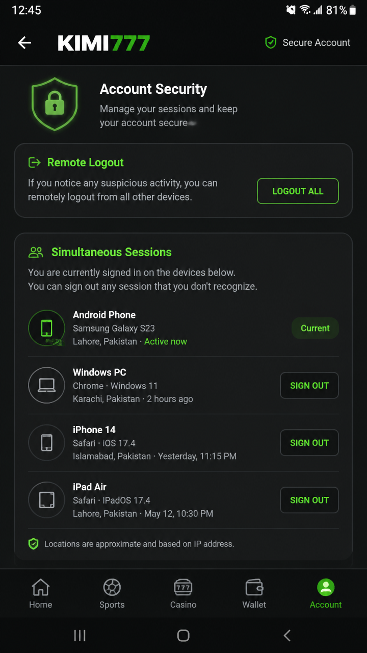 kimi777 screenshot