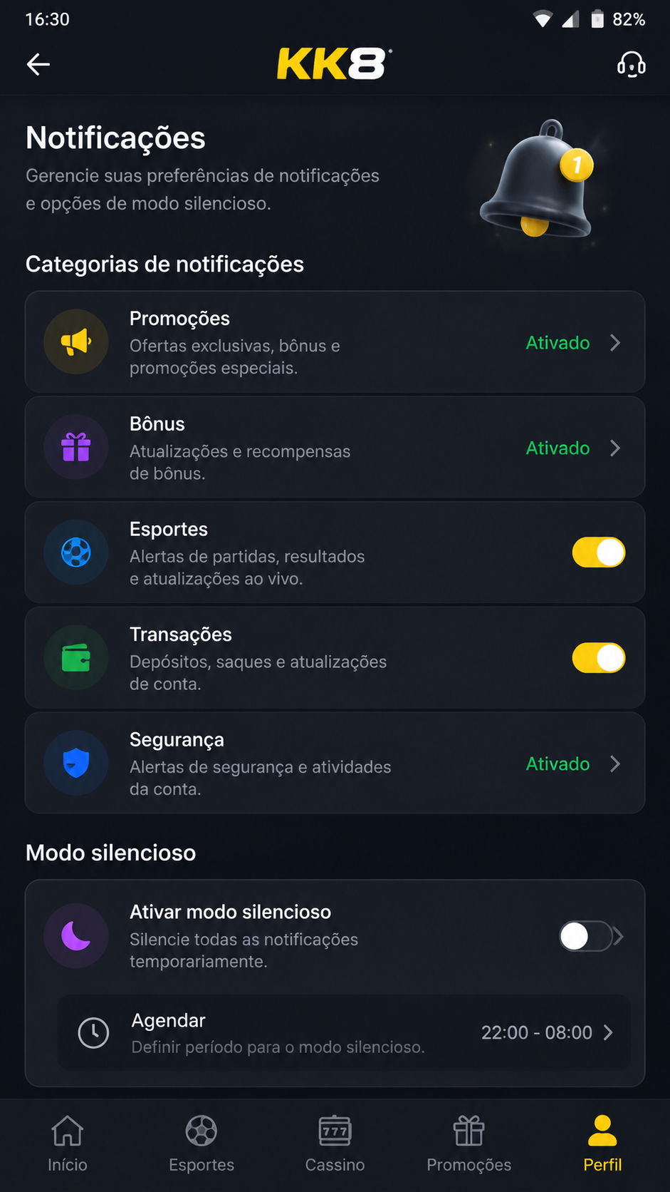 kk8 screenshot