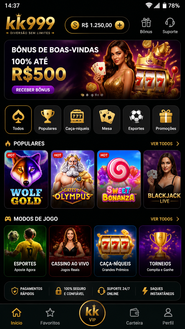 kk999 screenshot
