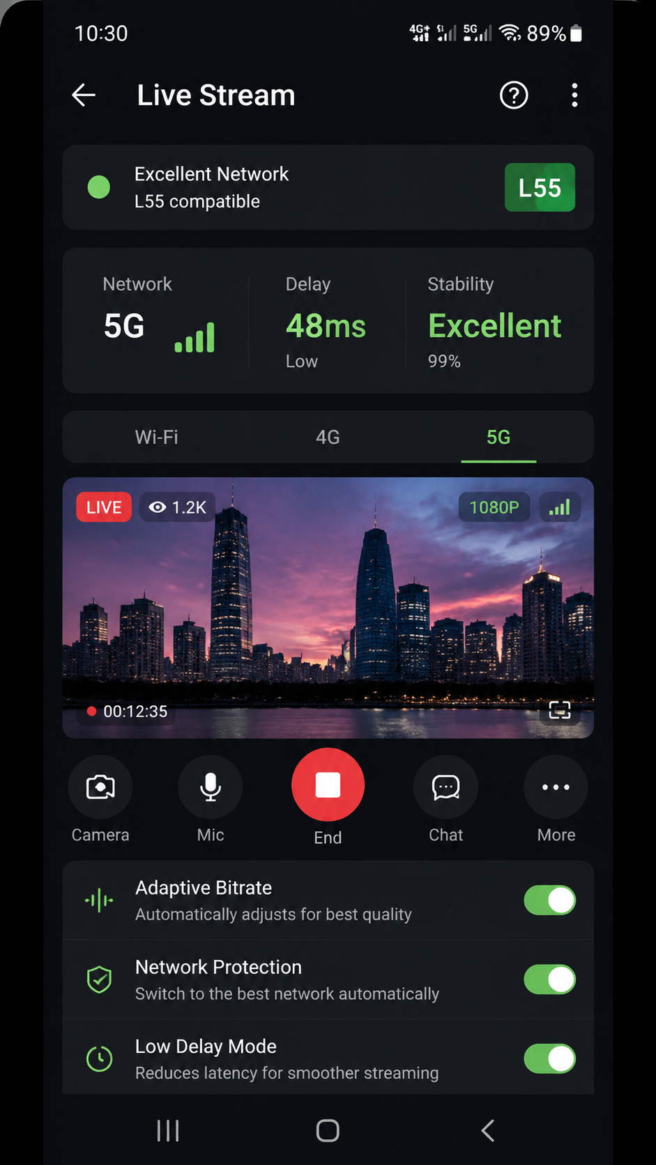 l55 screenshot