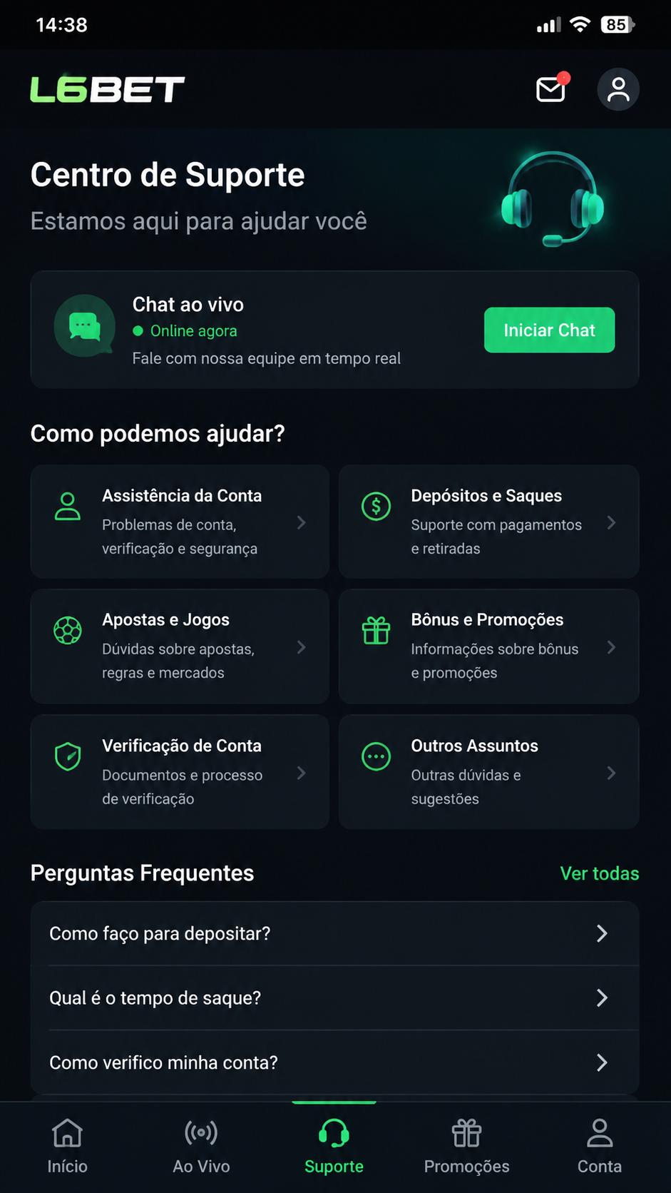 l6bet screenshot