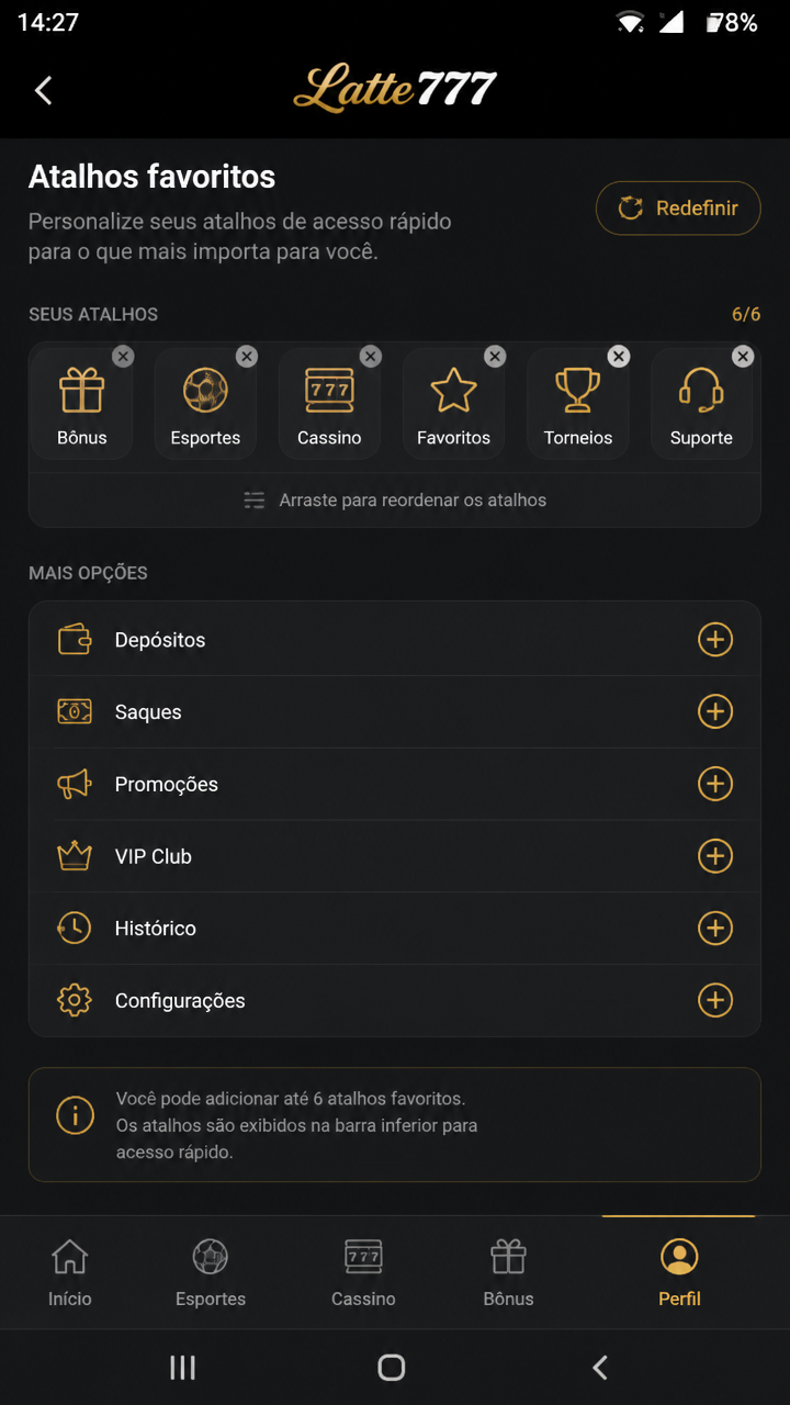 Latte777 screenshot