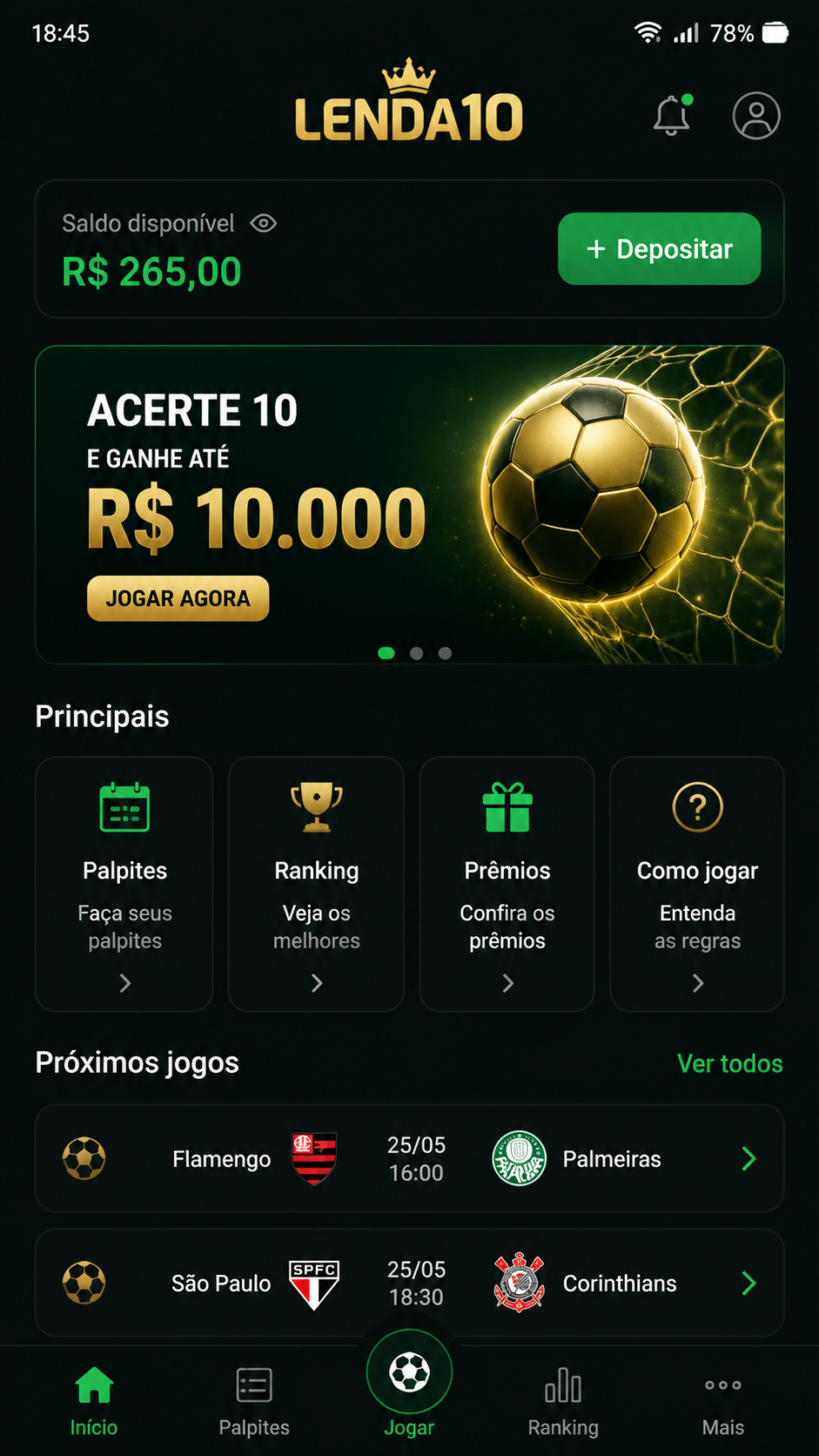 Lenda10 screenshot