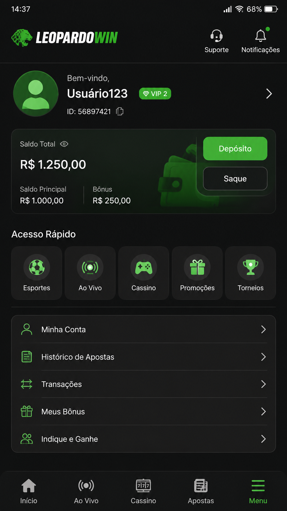 Leopardowin screenshot