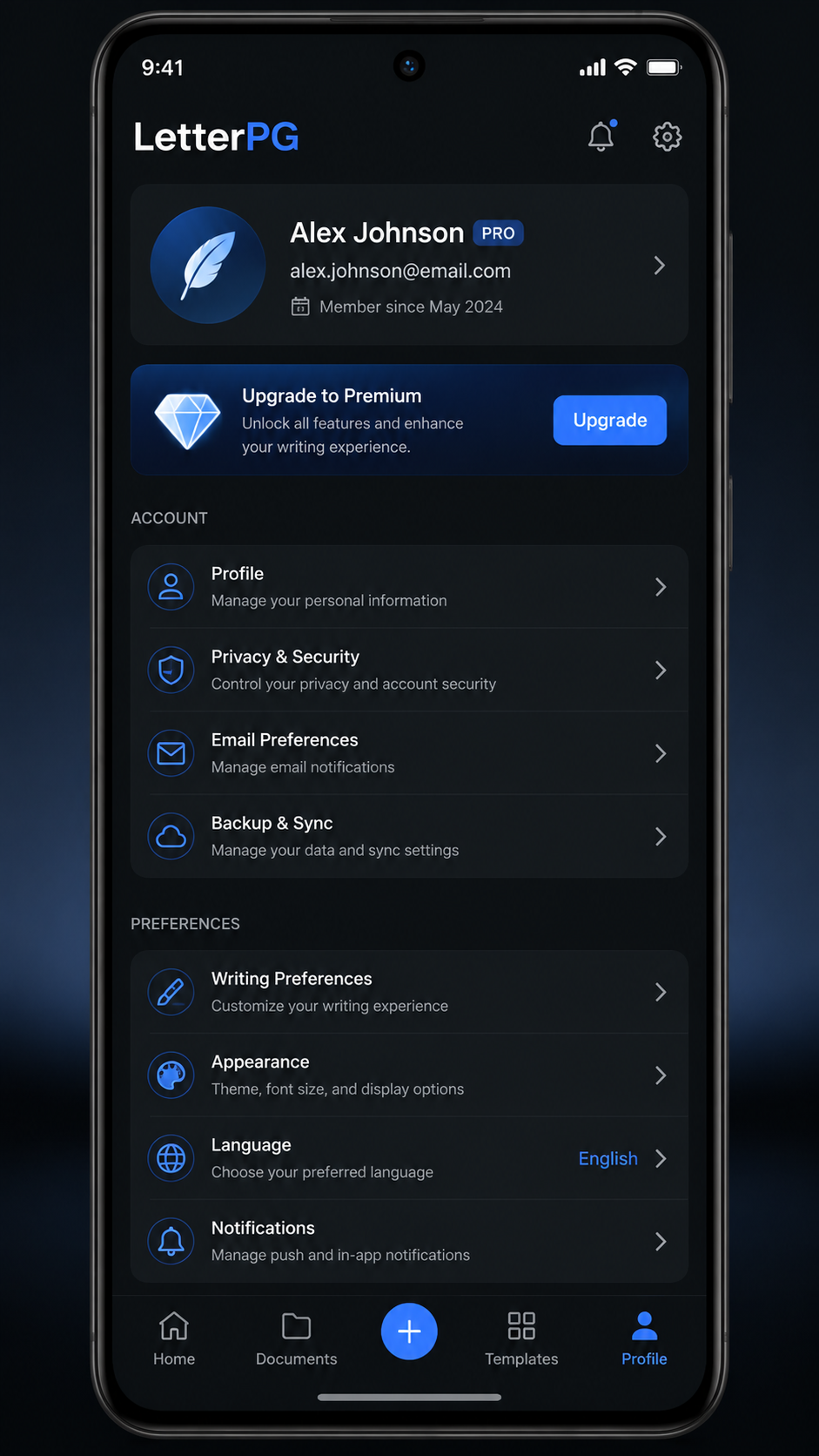 letterpg screenshot
