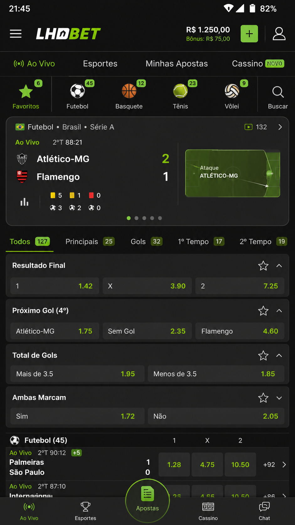 lhdbet captura de tela Android