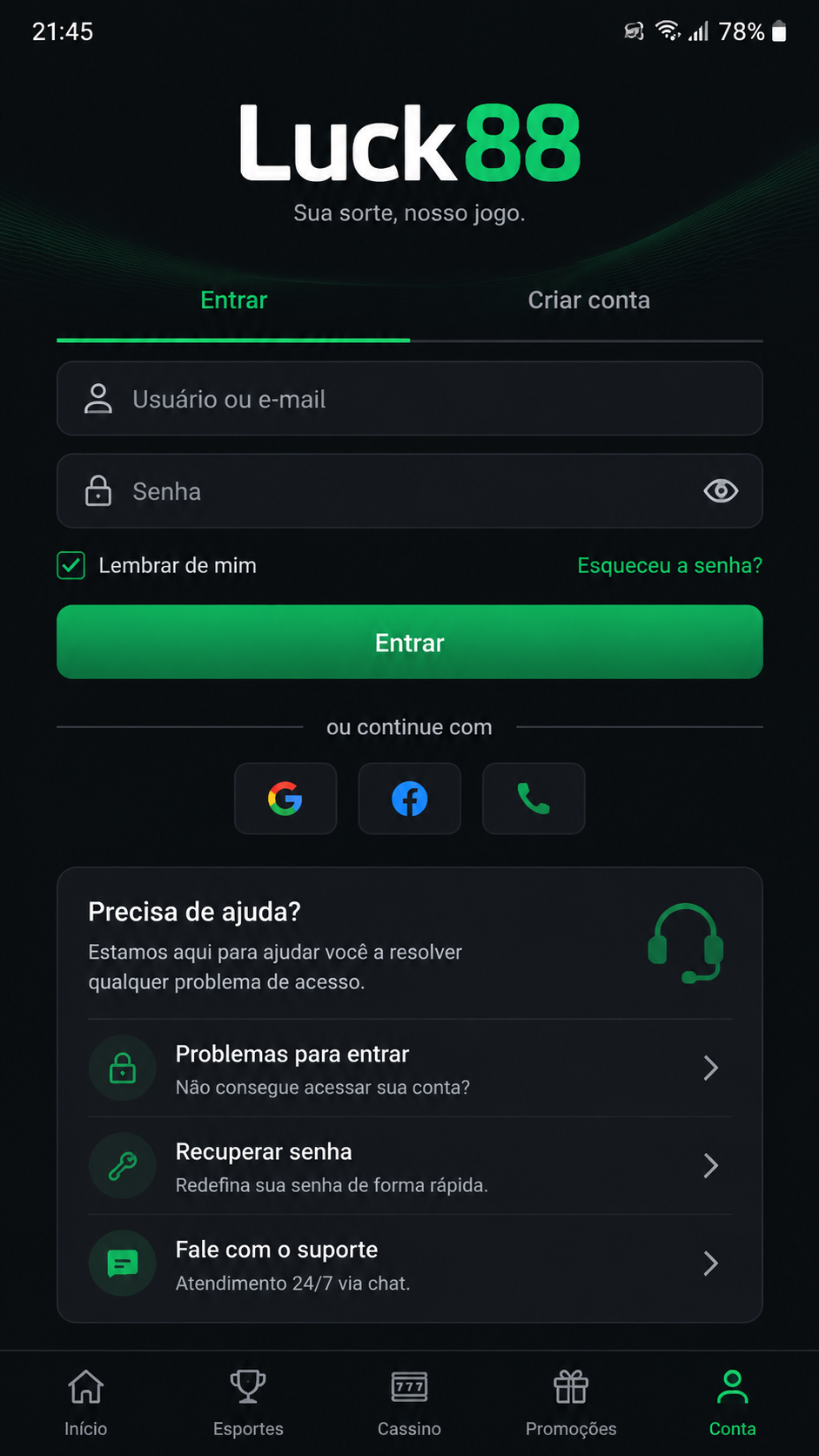 Luck88 screenshot