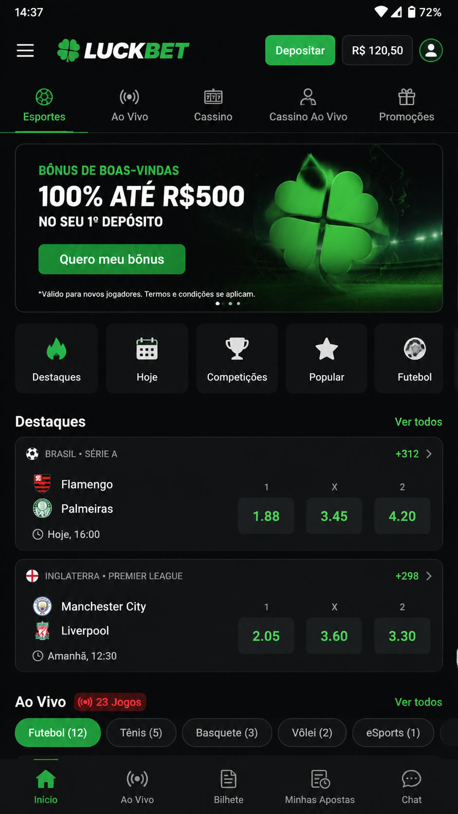 luckbet screenshot