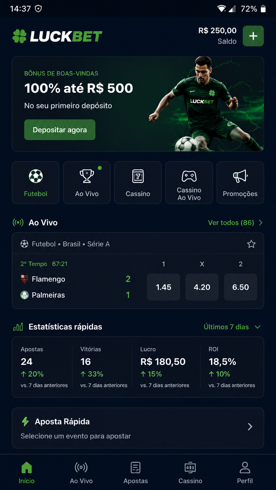 luckbet screenshot