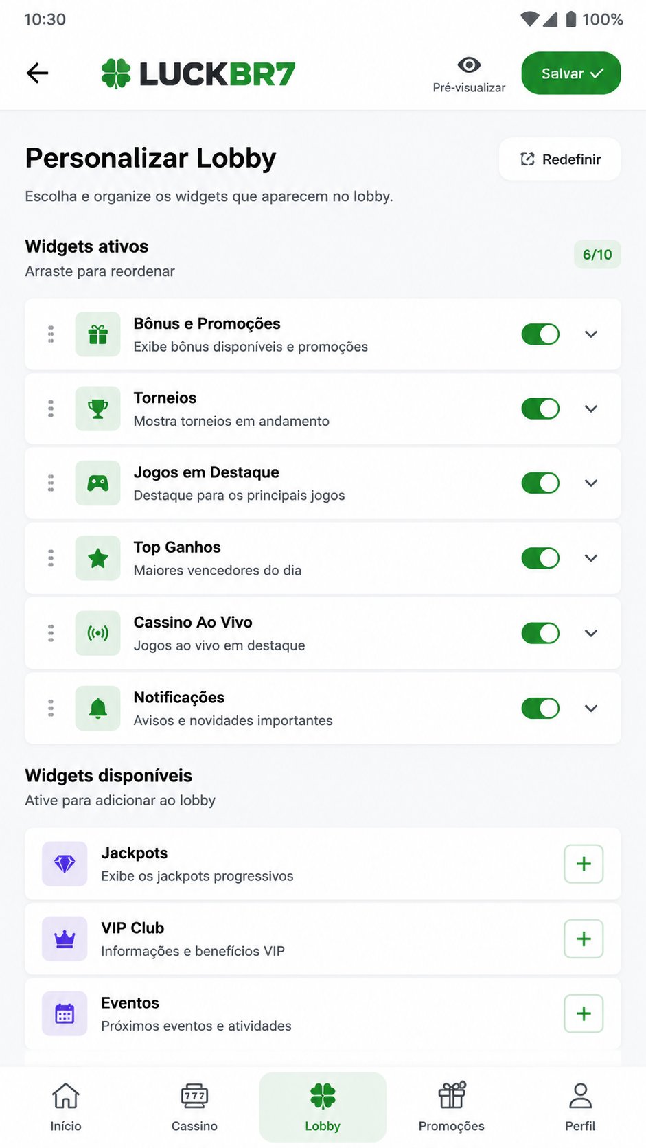 luckbr7 screenshot