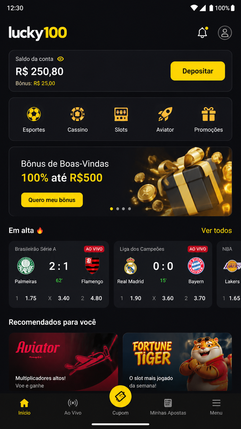 lucky100 screenshot