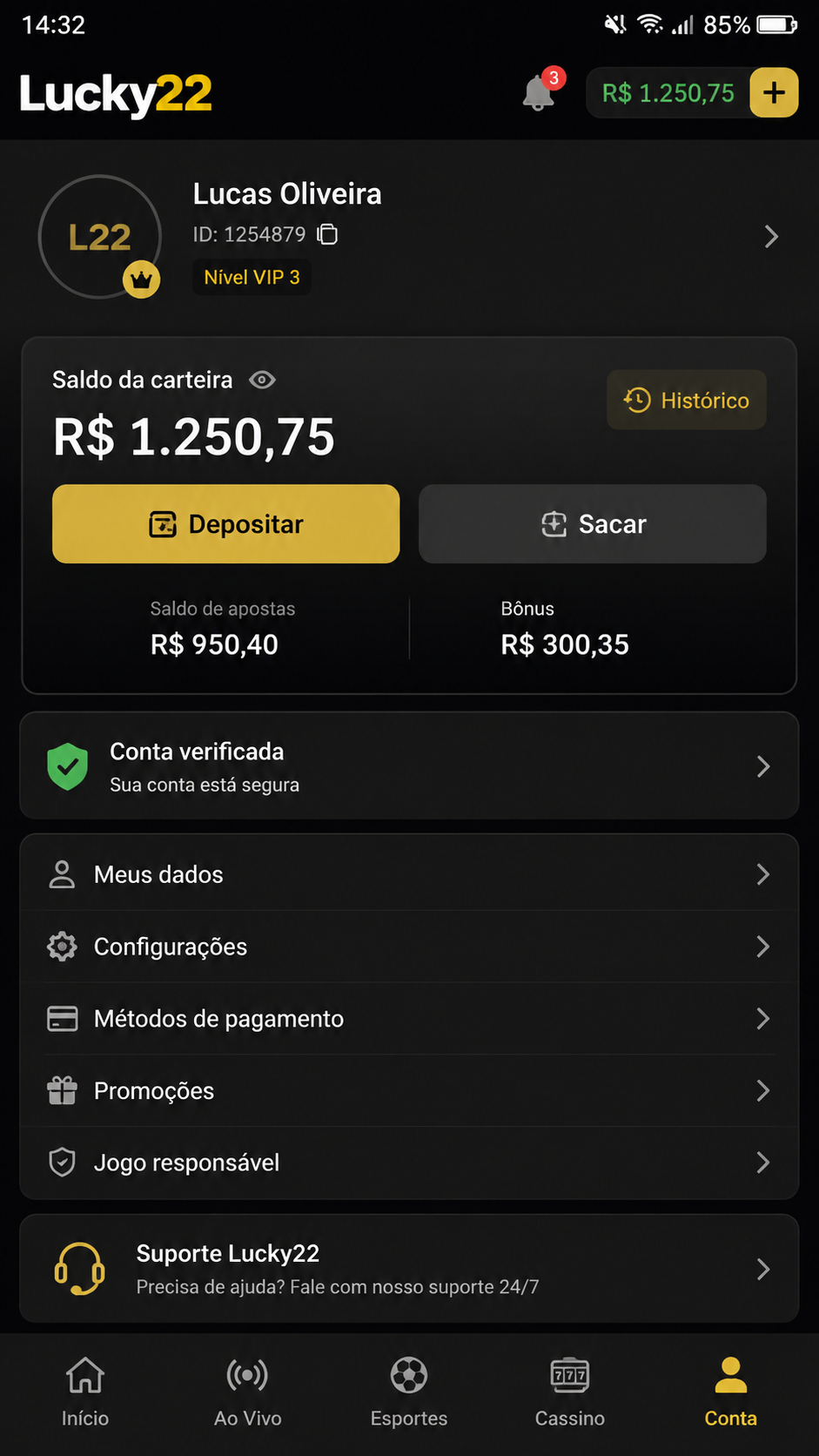 Lucky22 screenshot