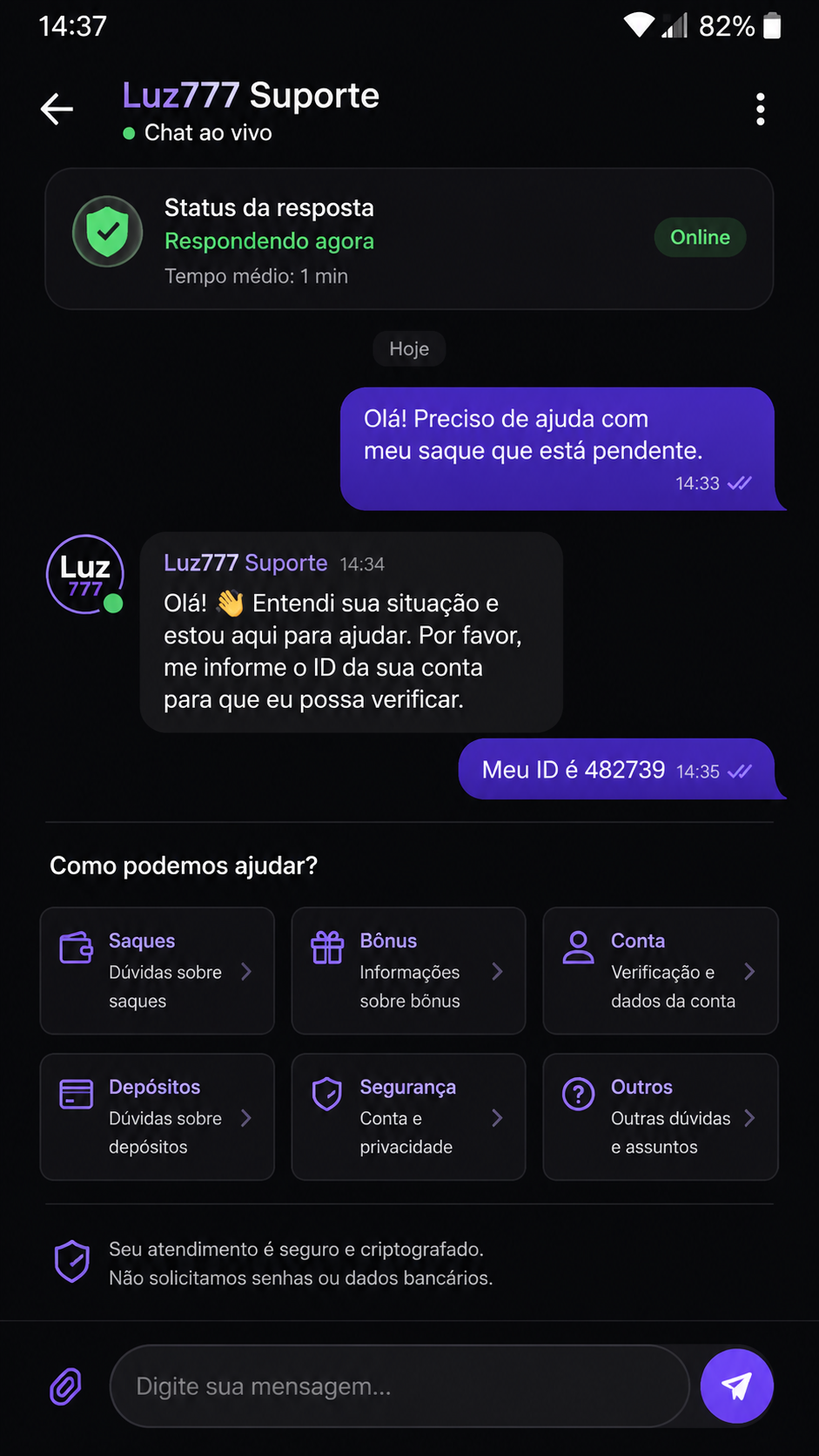 luz777 screenshot