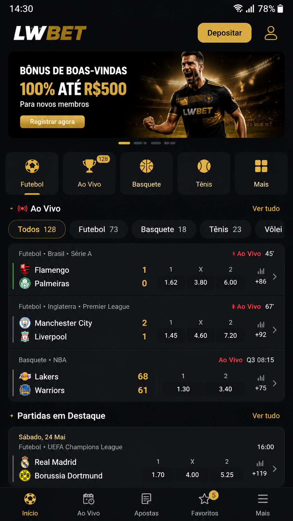 LWBET screenshot