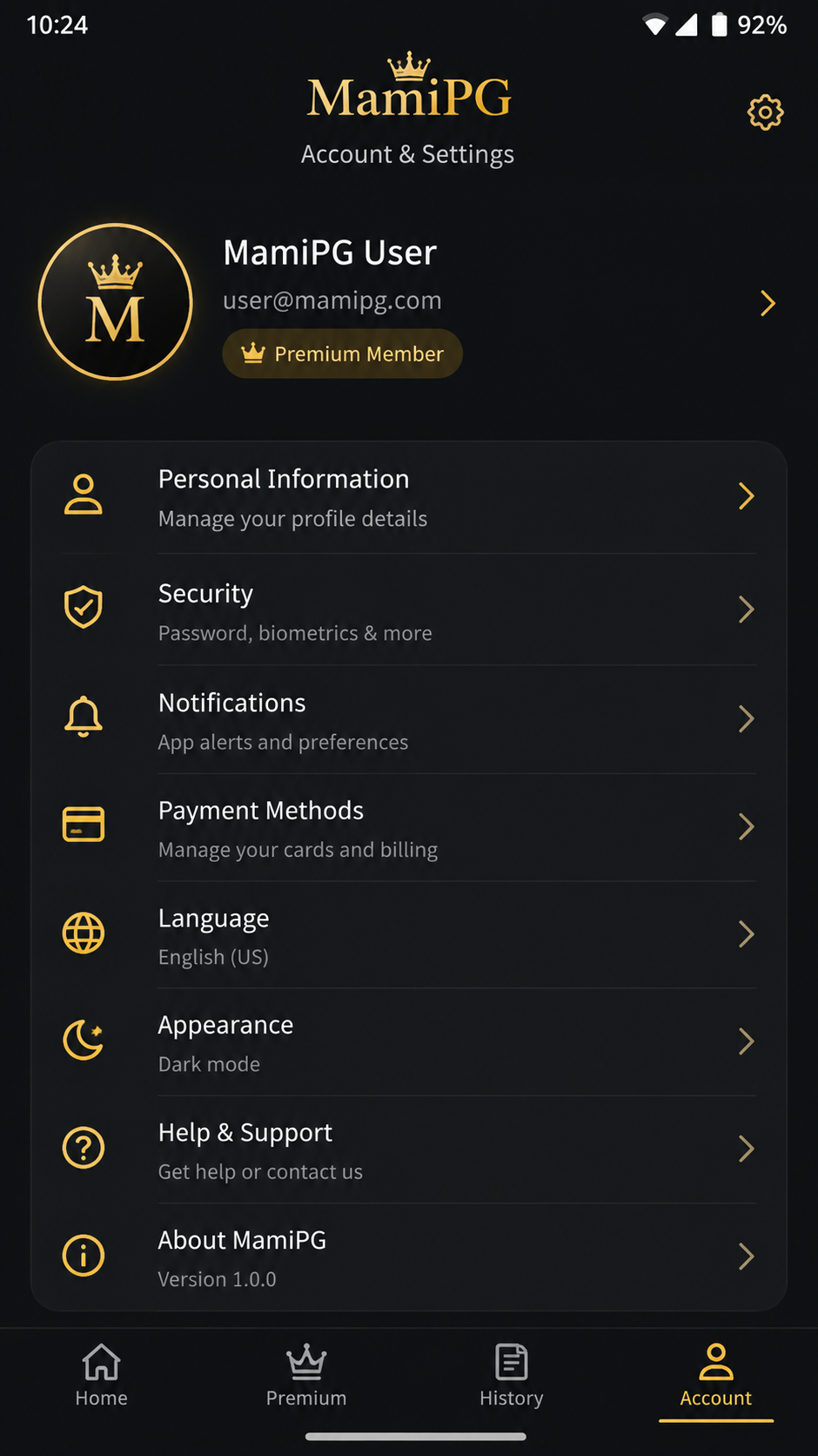 mamipg screenshot