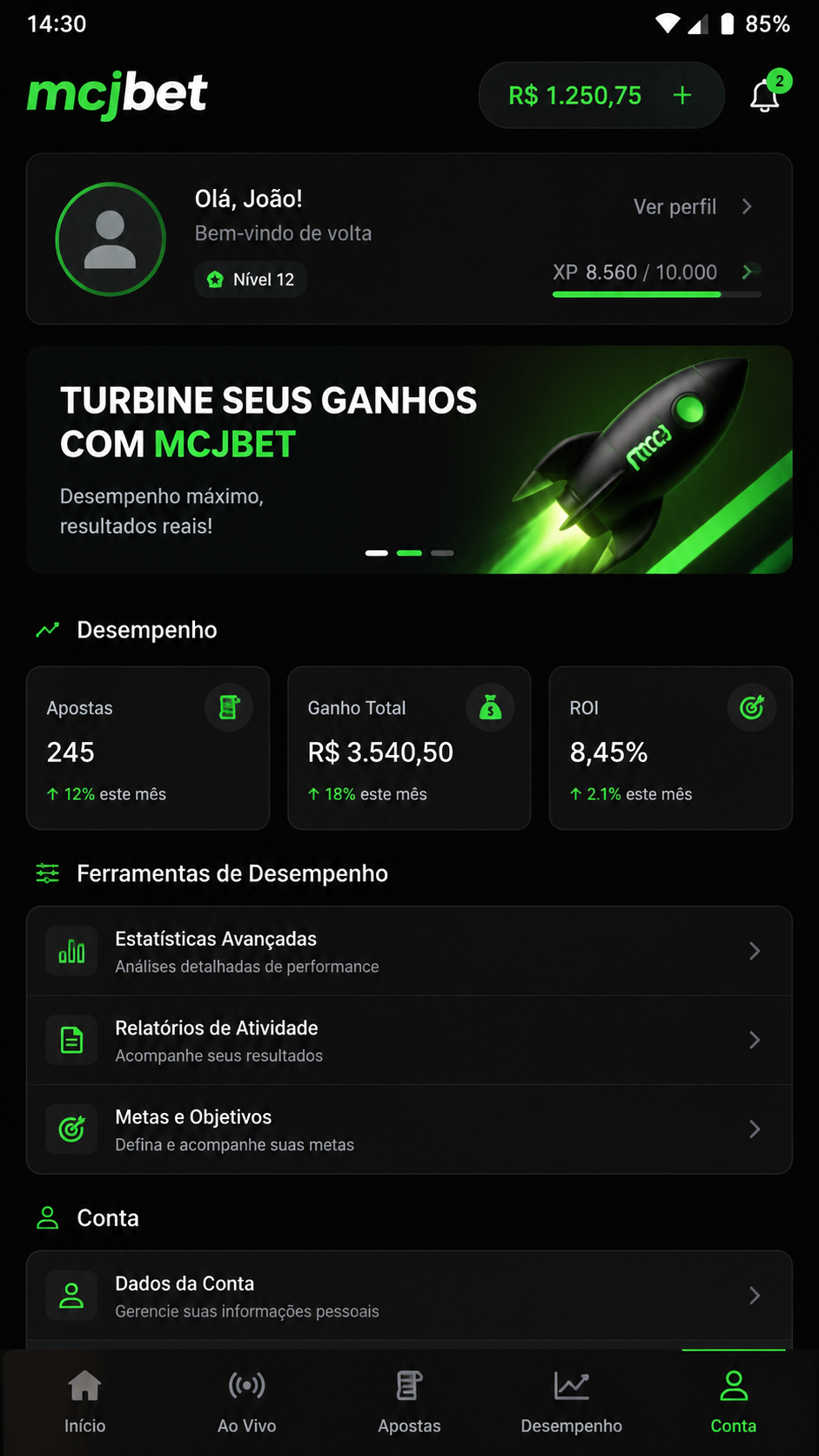 mcjbet screenshot