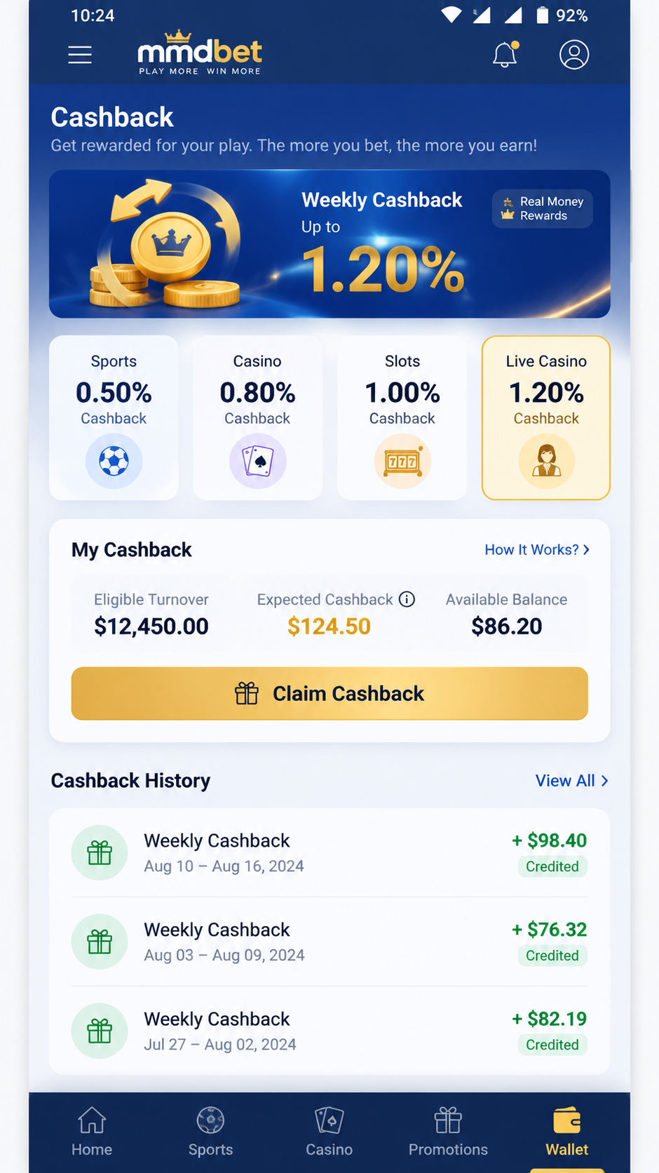 mmdbet screenshot