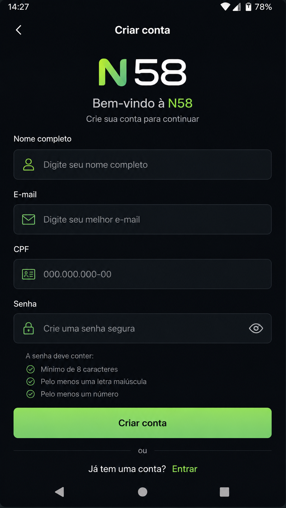 n58 screenshot