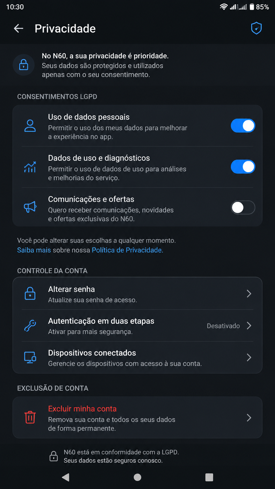 n60 screenshot