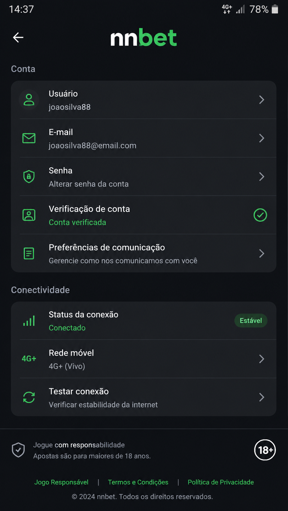 nnbet screenshot