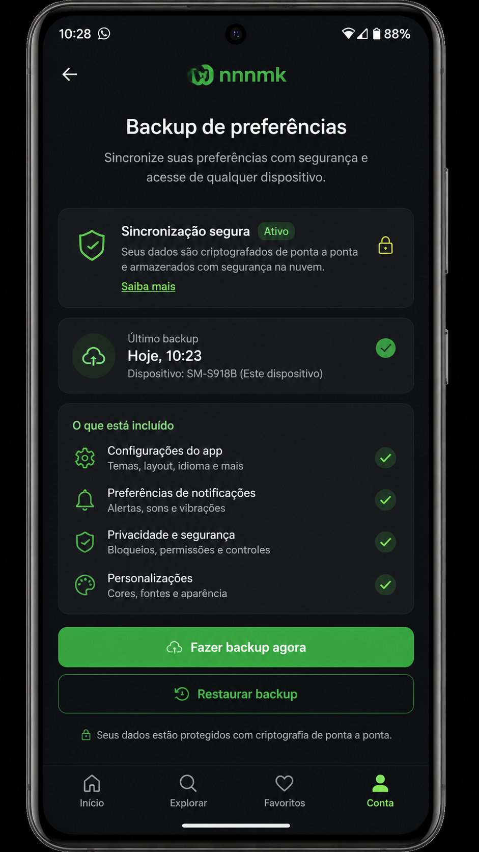 nnnmk captura de tela Android