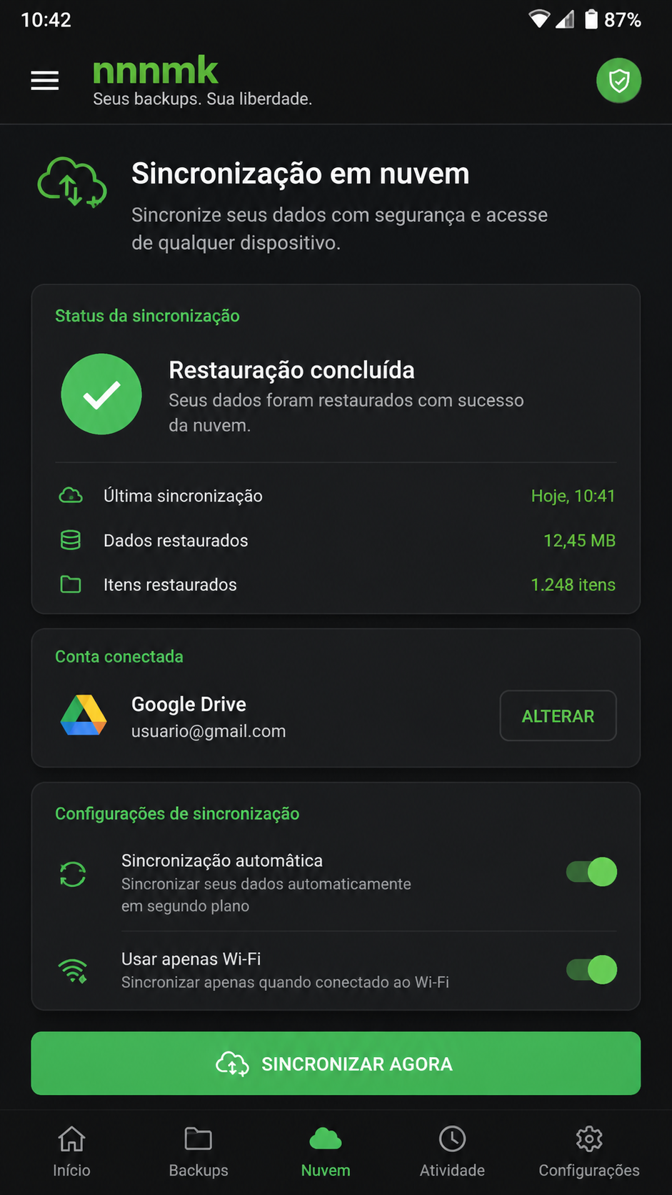 nnnmk captura de tela Android