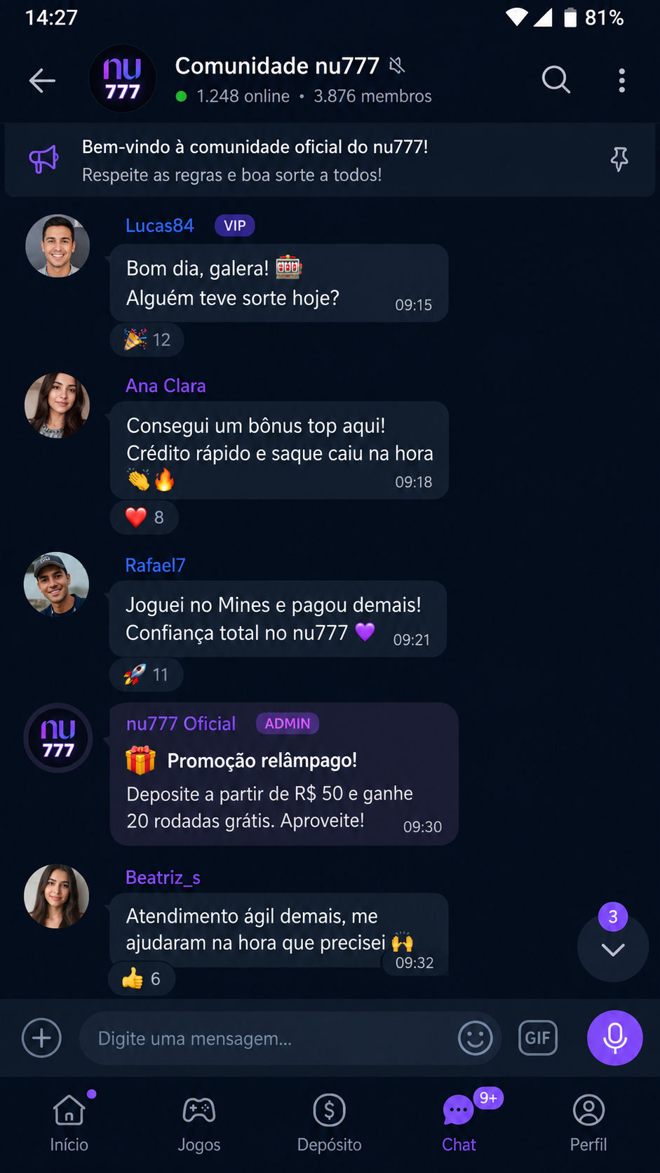 nu777 screenshot