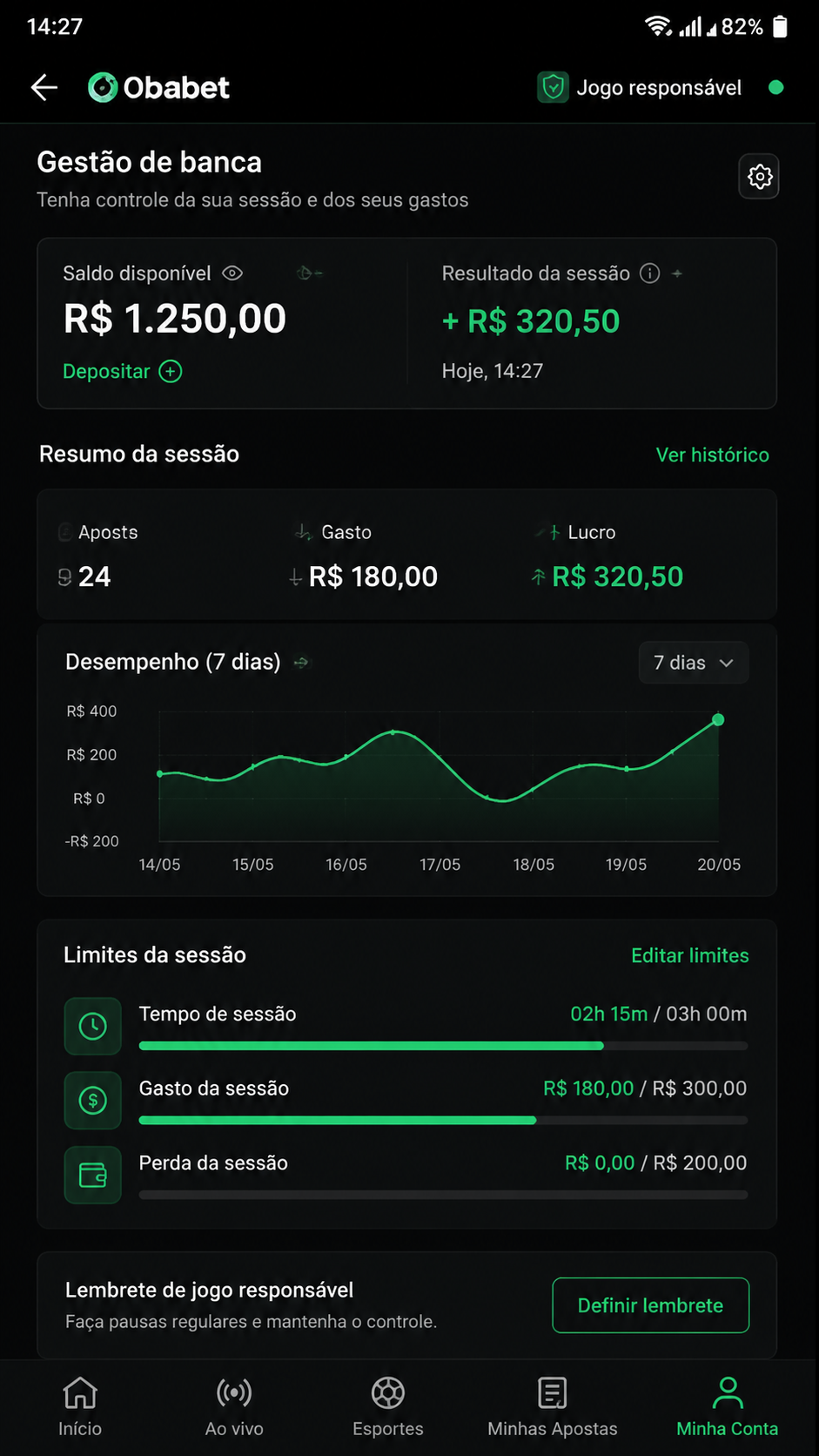 Obabet screenshot