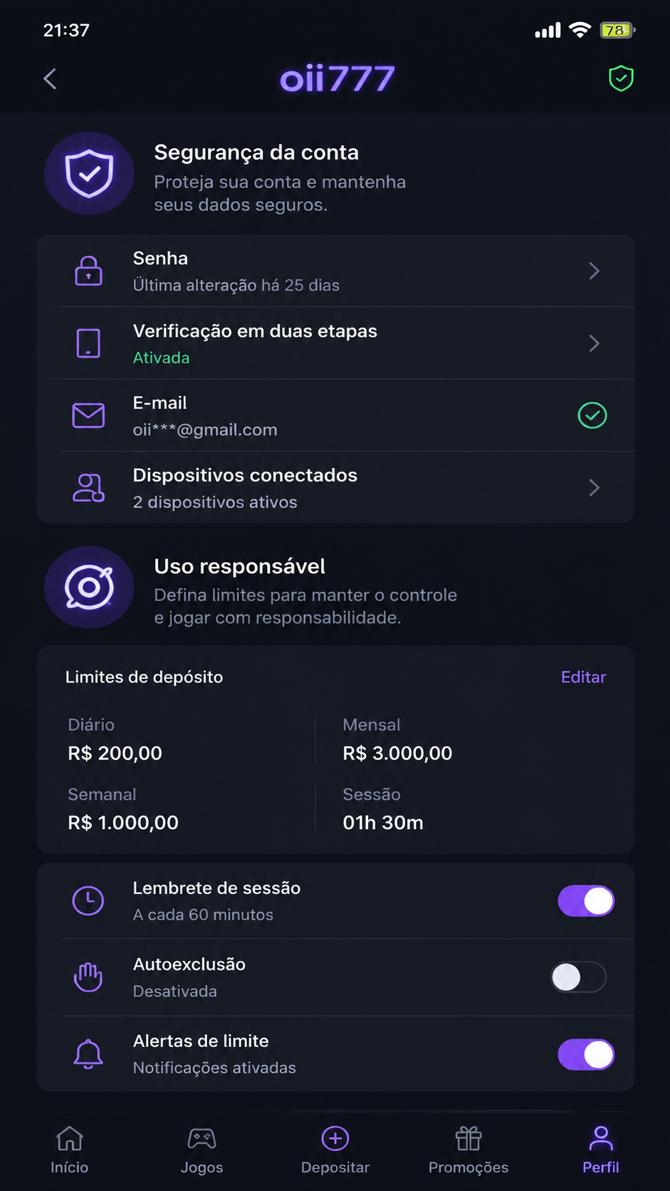 oii777 screenshot