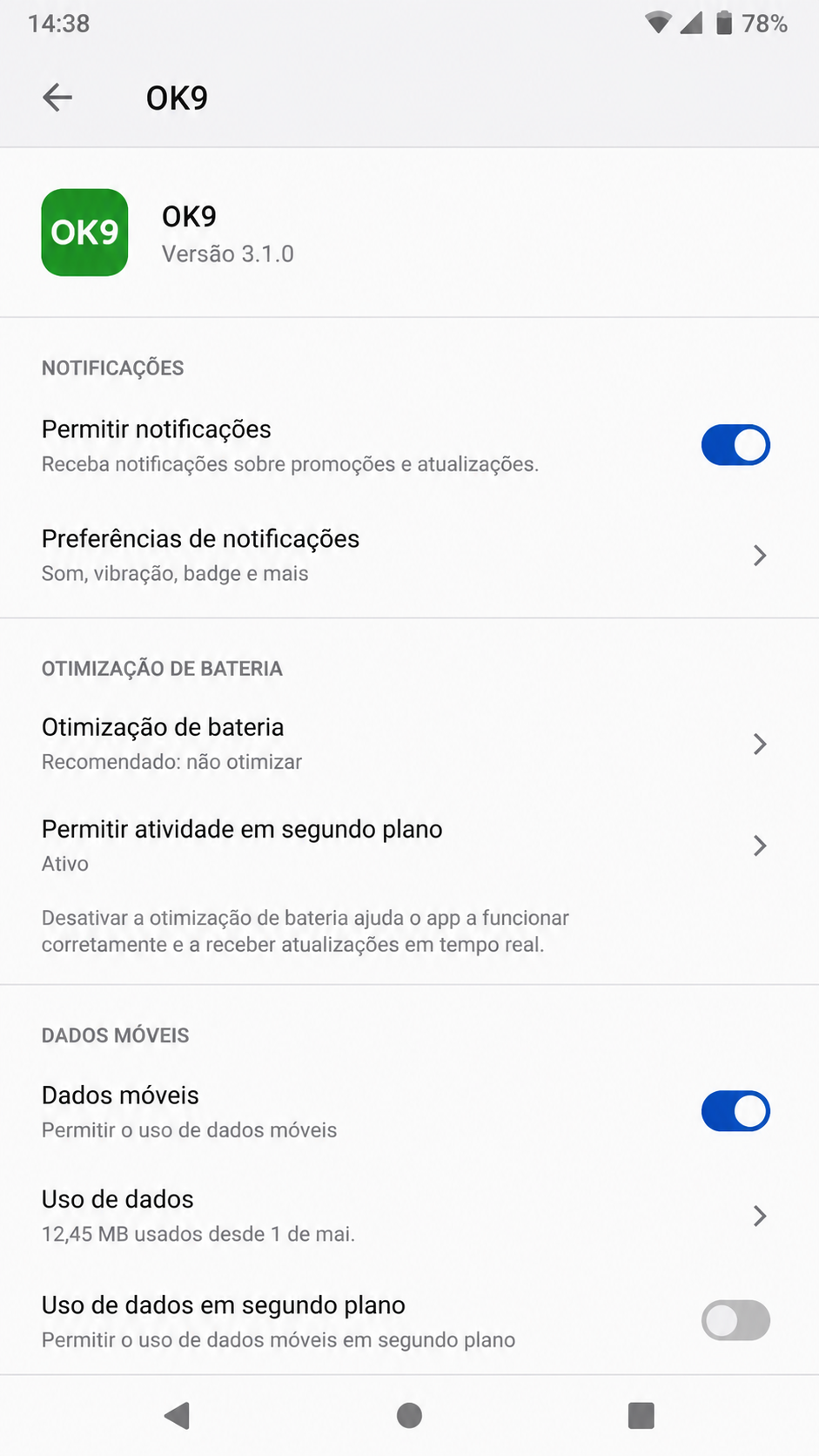 OK9 screenshot