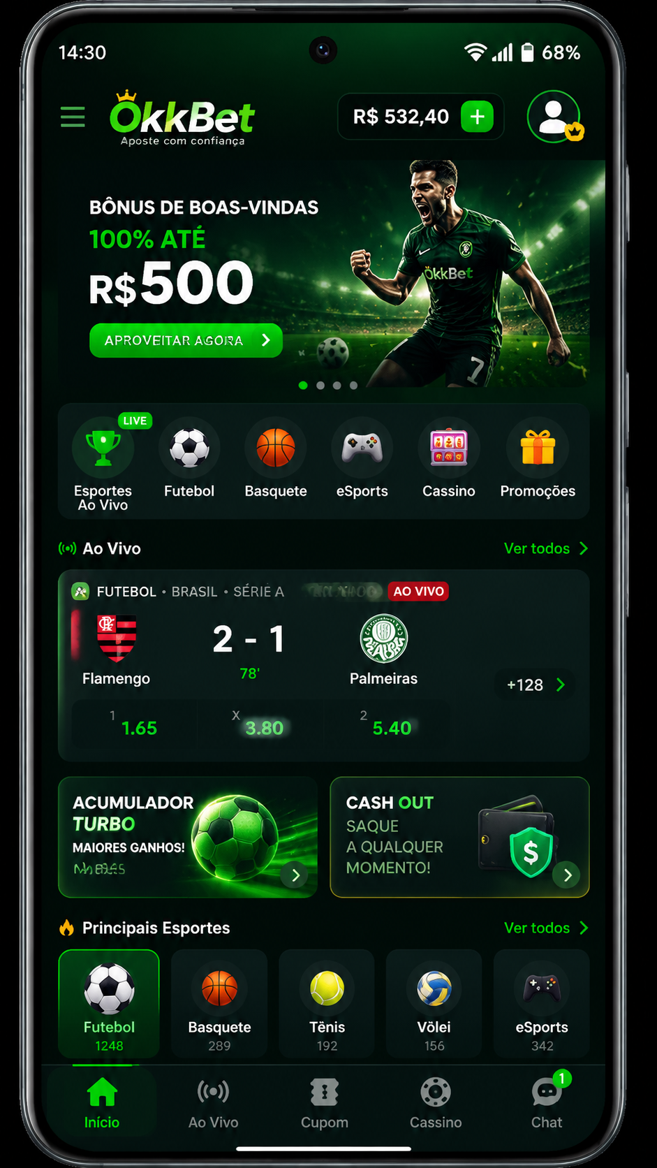 OkkBet screenshot