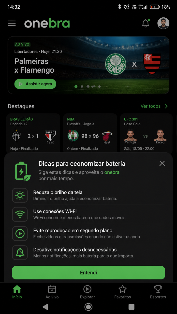 onebra screenshot