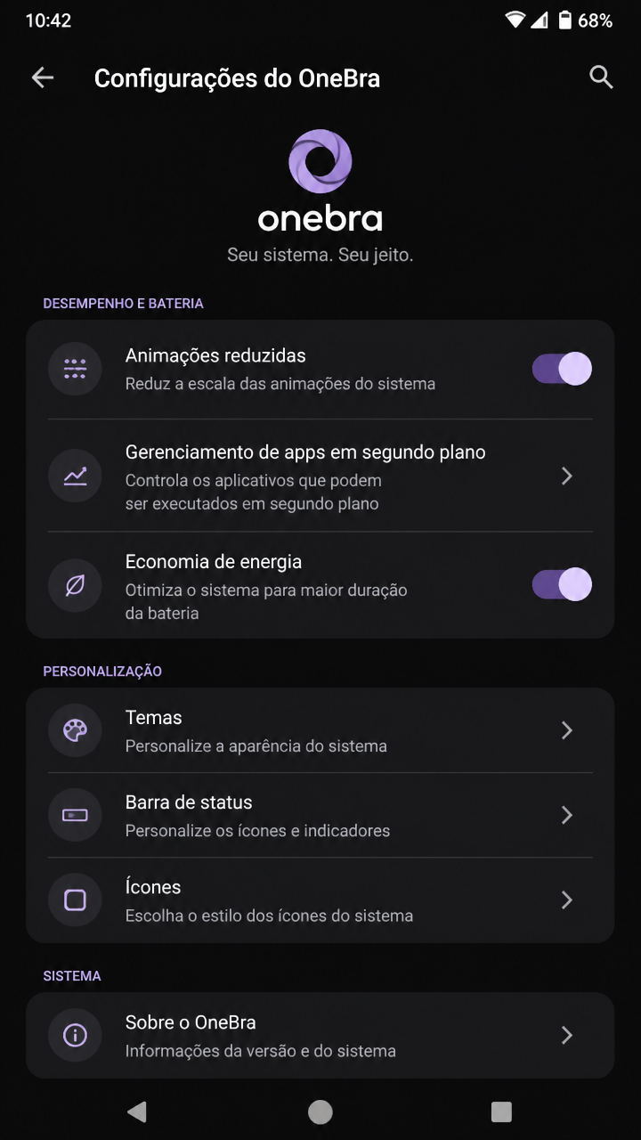 onebra screenshot