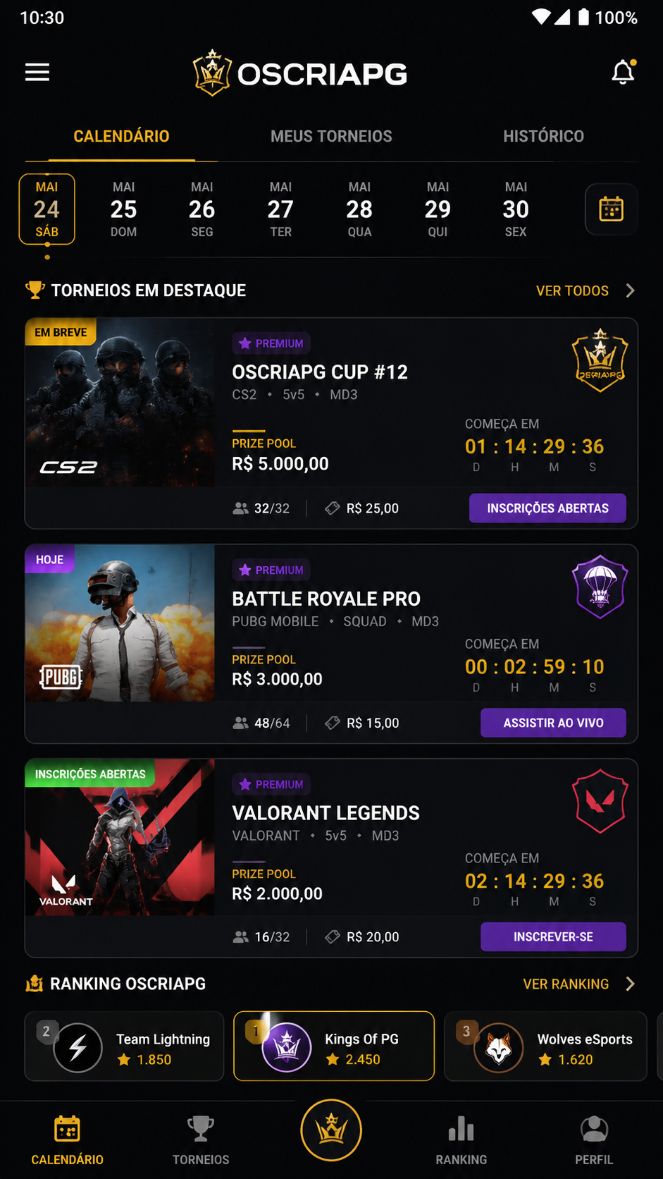oscriapg screenshot