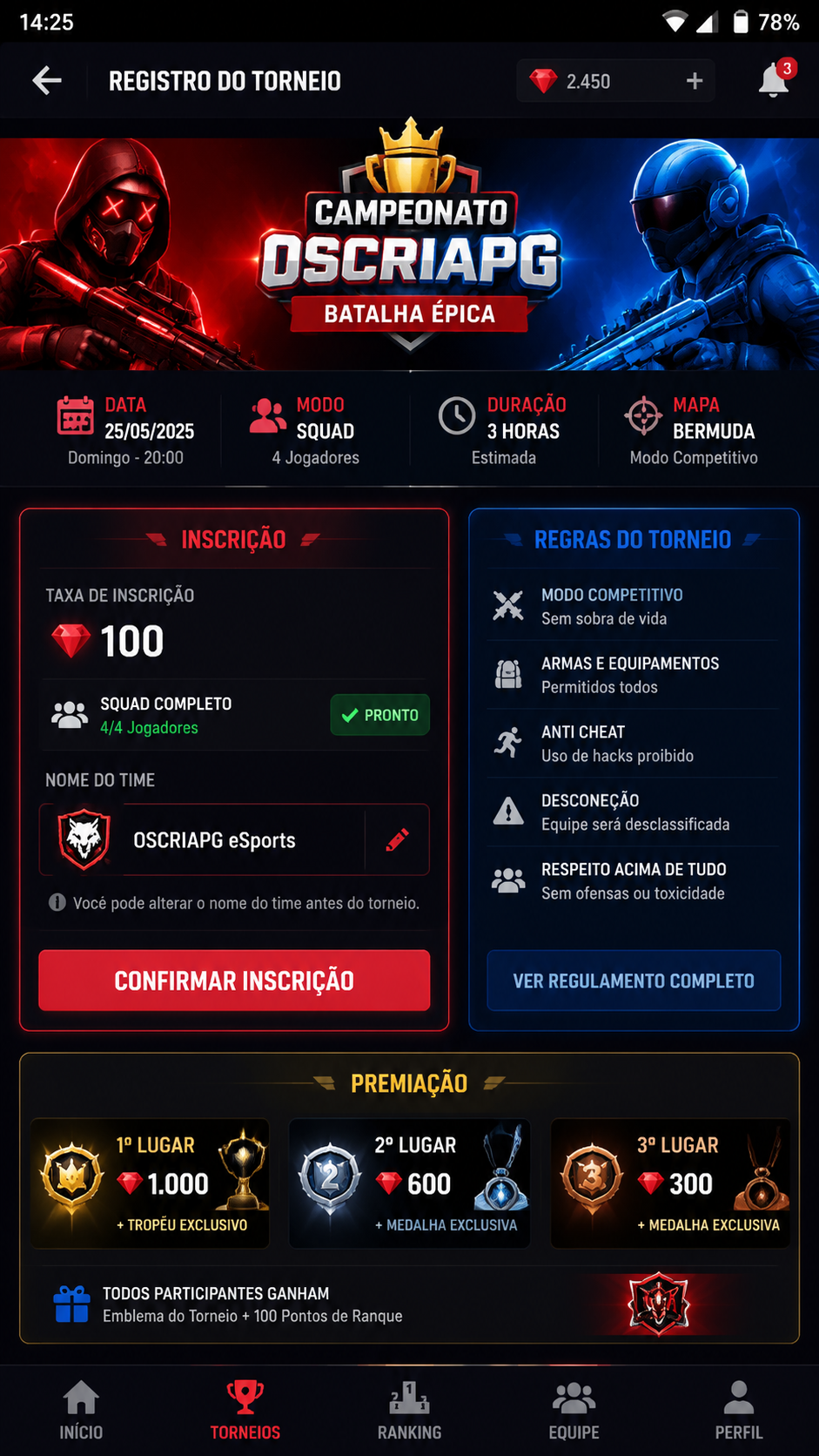 oscriapg screenshot