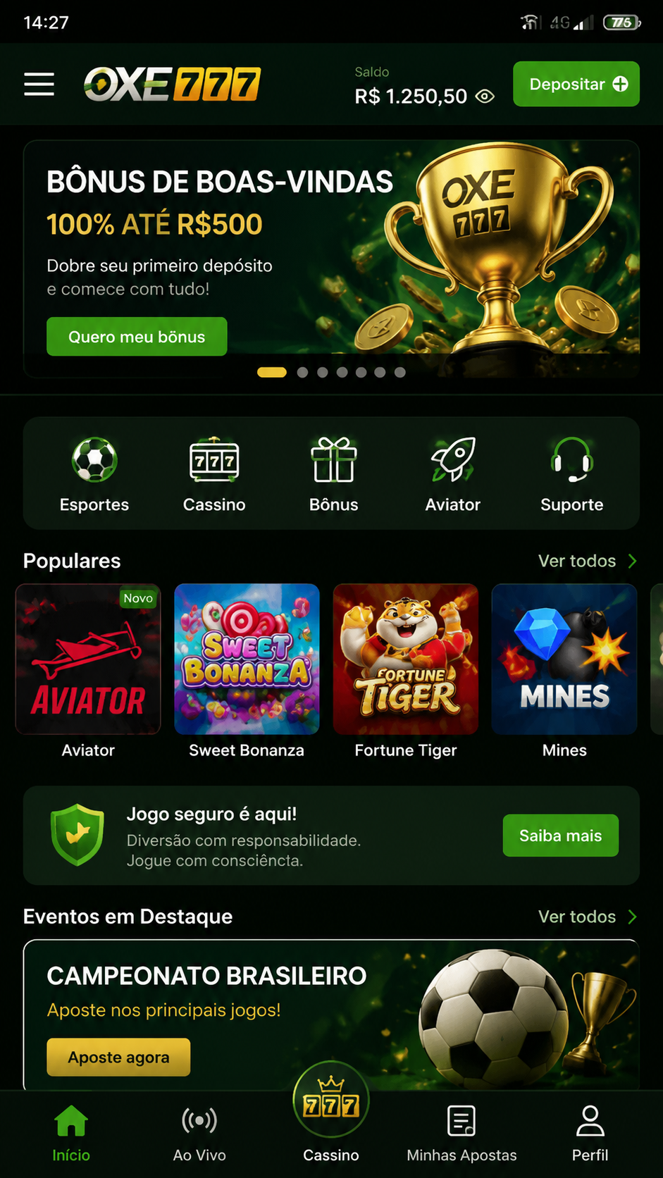 Oxe777 screenshot