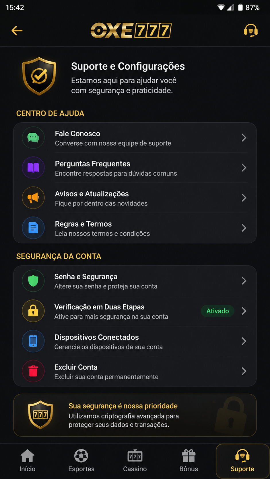 Oxe777 screenshot