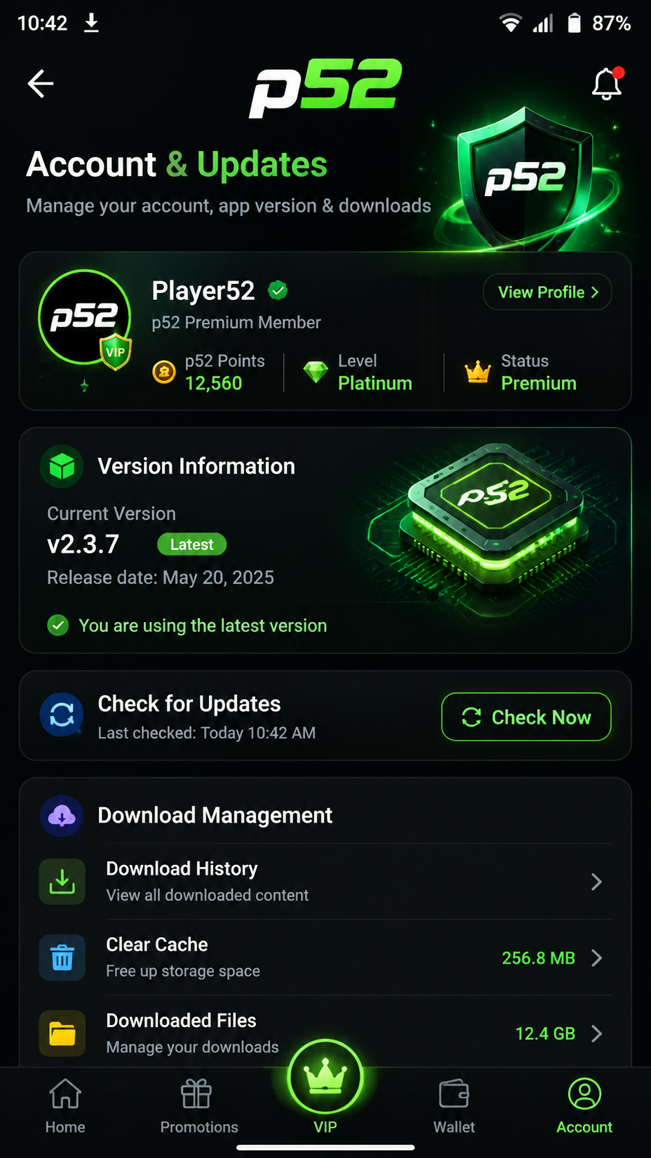 p52 screenshot