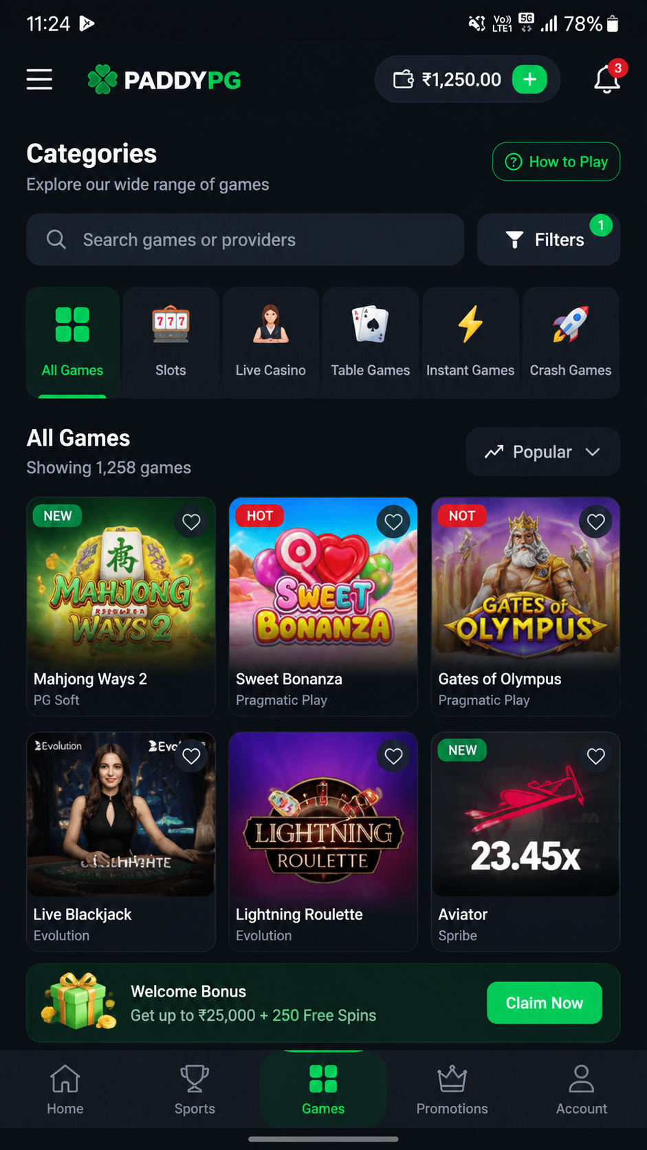 paddypg screenshot