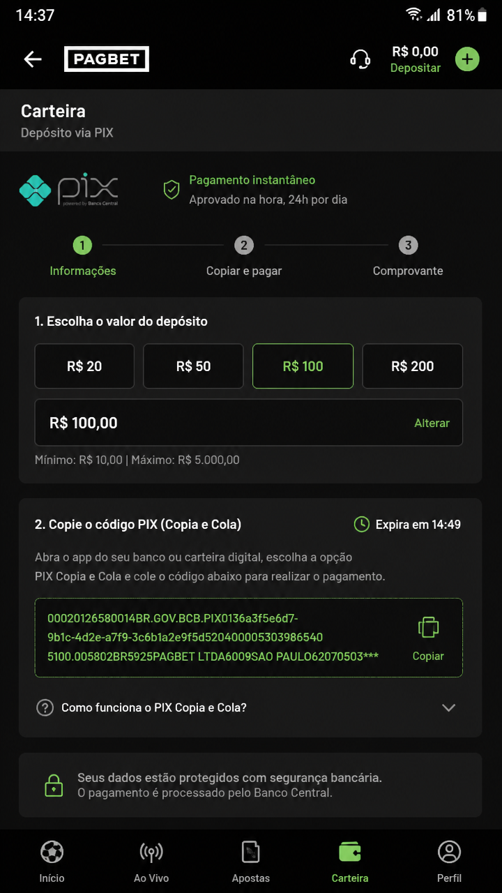 Pagbet screenshot
