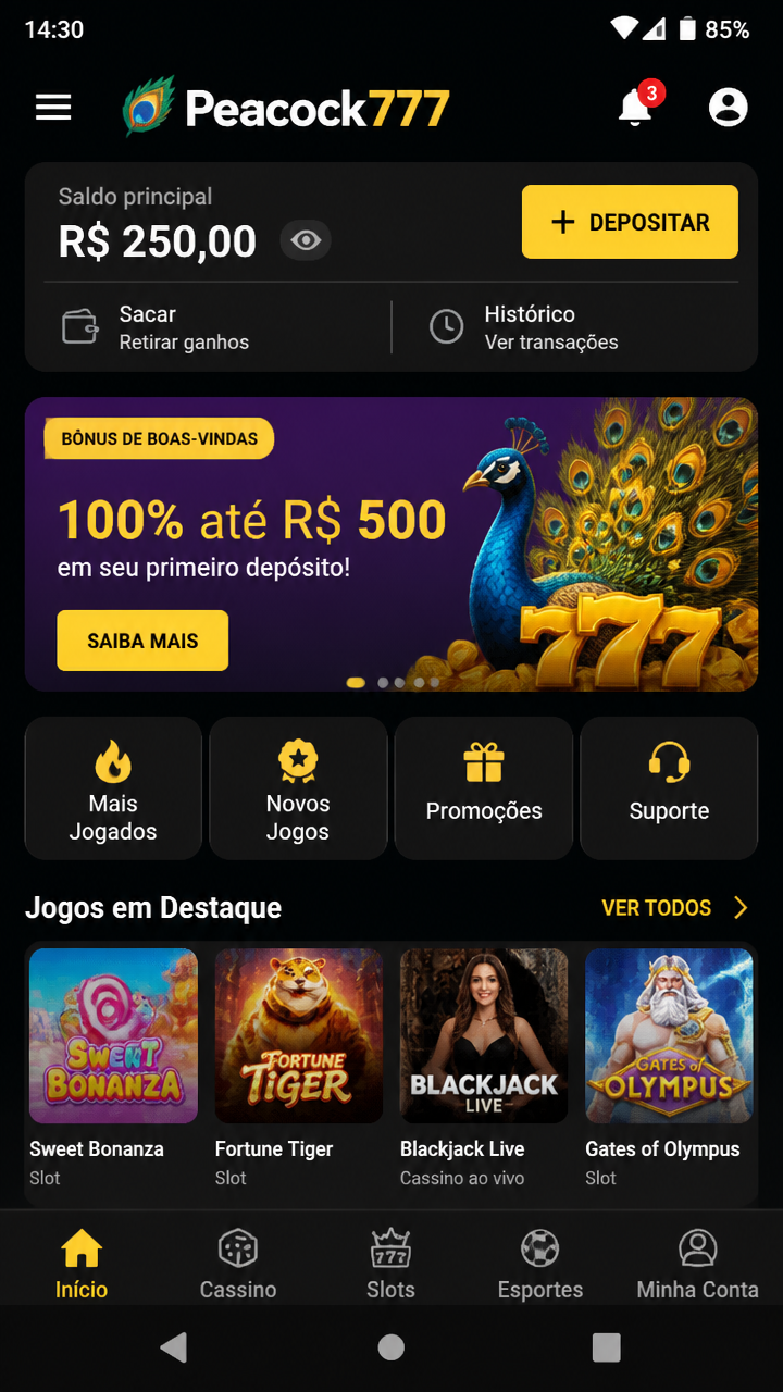 Peacock777 screenshot