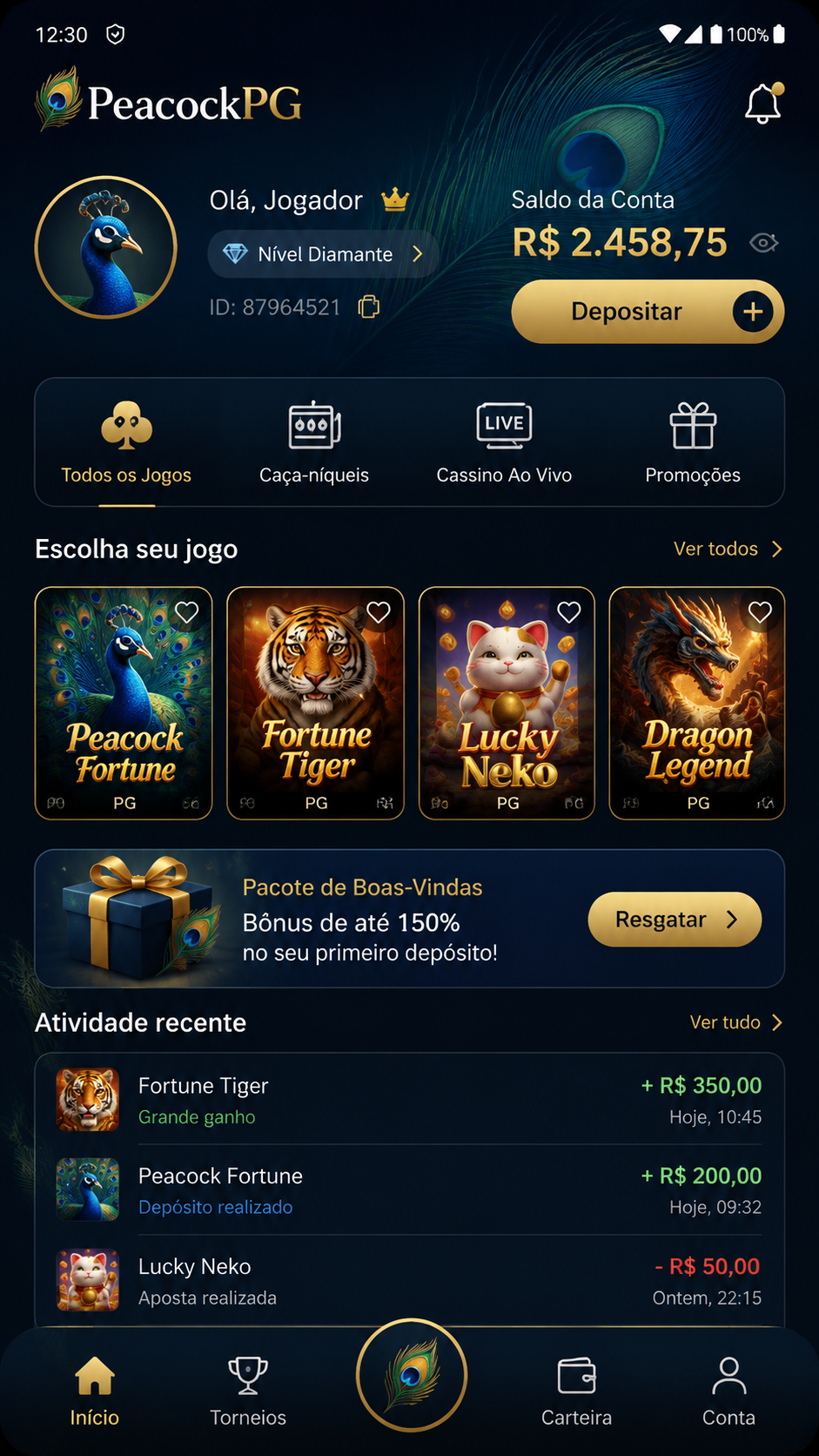 PeacockPG screenshot